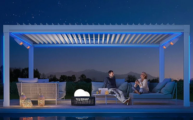 artares louvered roof system